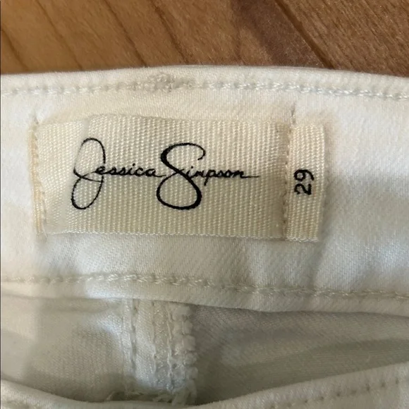 Jessica Simpson White Skinny Jeans - Picture 2 of 6